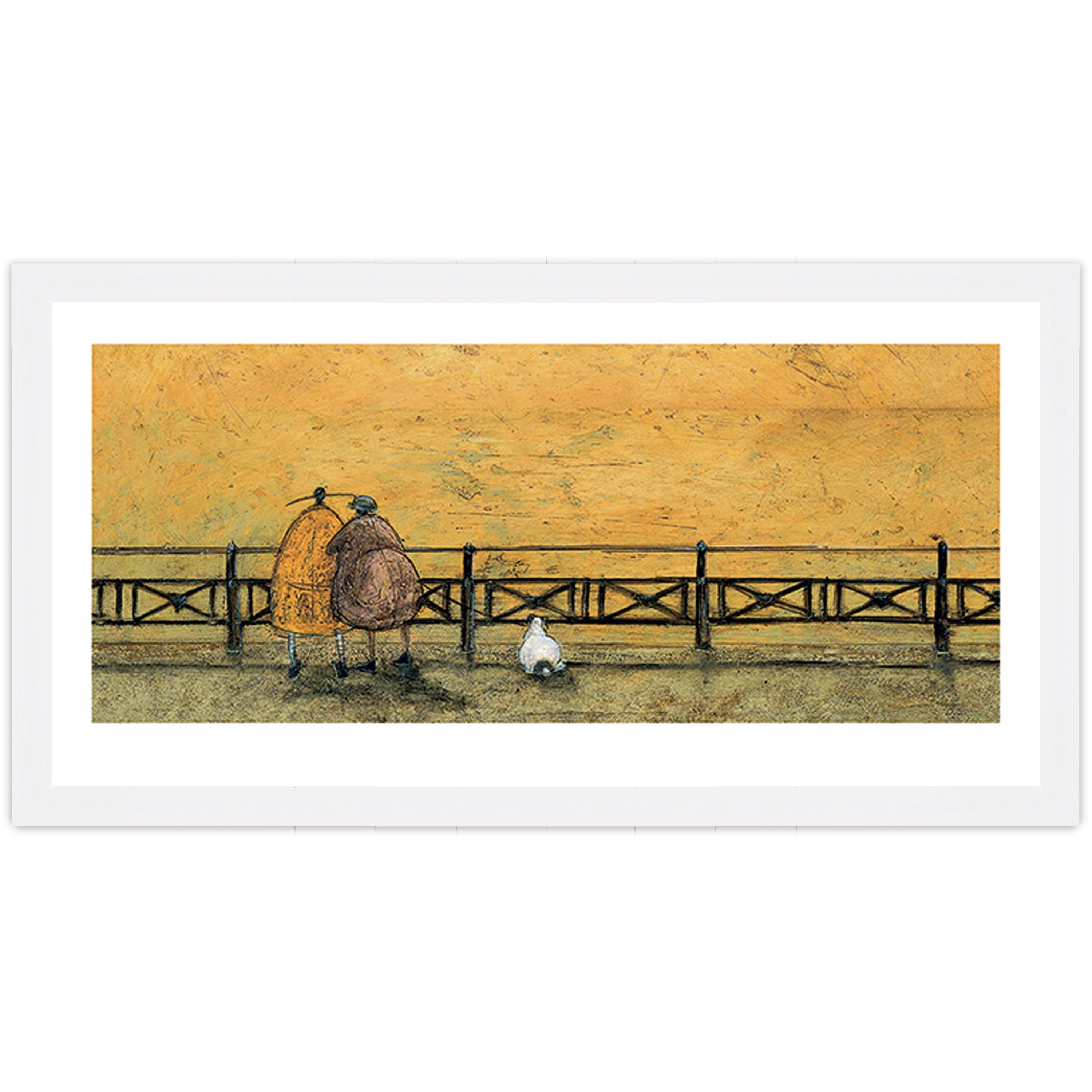 A Romantic Interlude - 30 x 60cm / None / White 22mm
