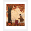 Following the Pumpkin - 40 x 50cm / None / White 22mm