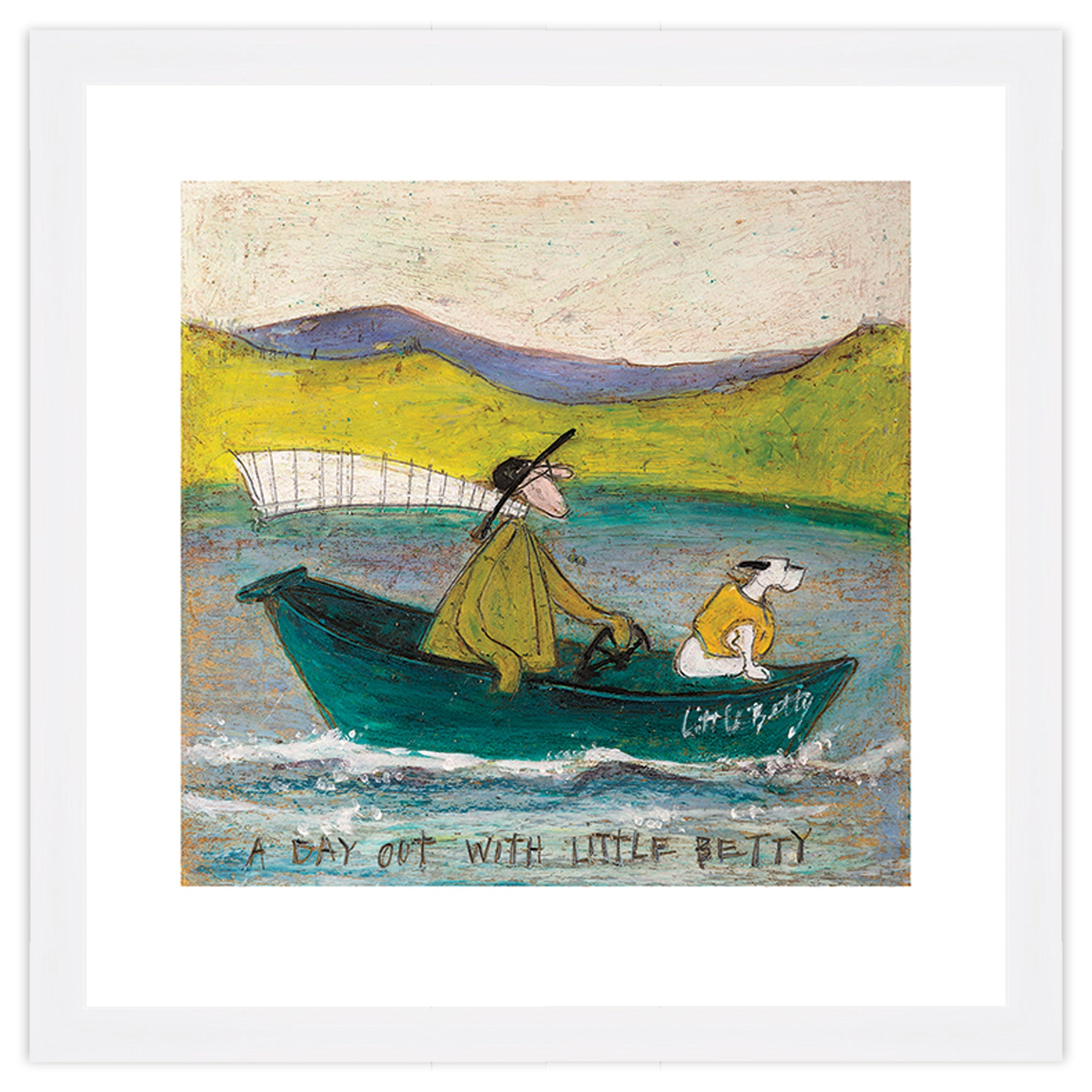 A Day out with Little Betty - 40 x 40cm / None / White 22mm