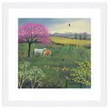 Under the Blossom Tree - 40 x 40cm / None / White 22mm