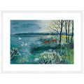 The Enchanted Lake - 60 x 80cm / Standard Ivory / White 22mm