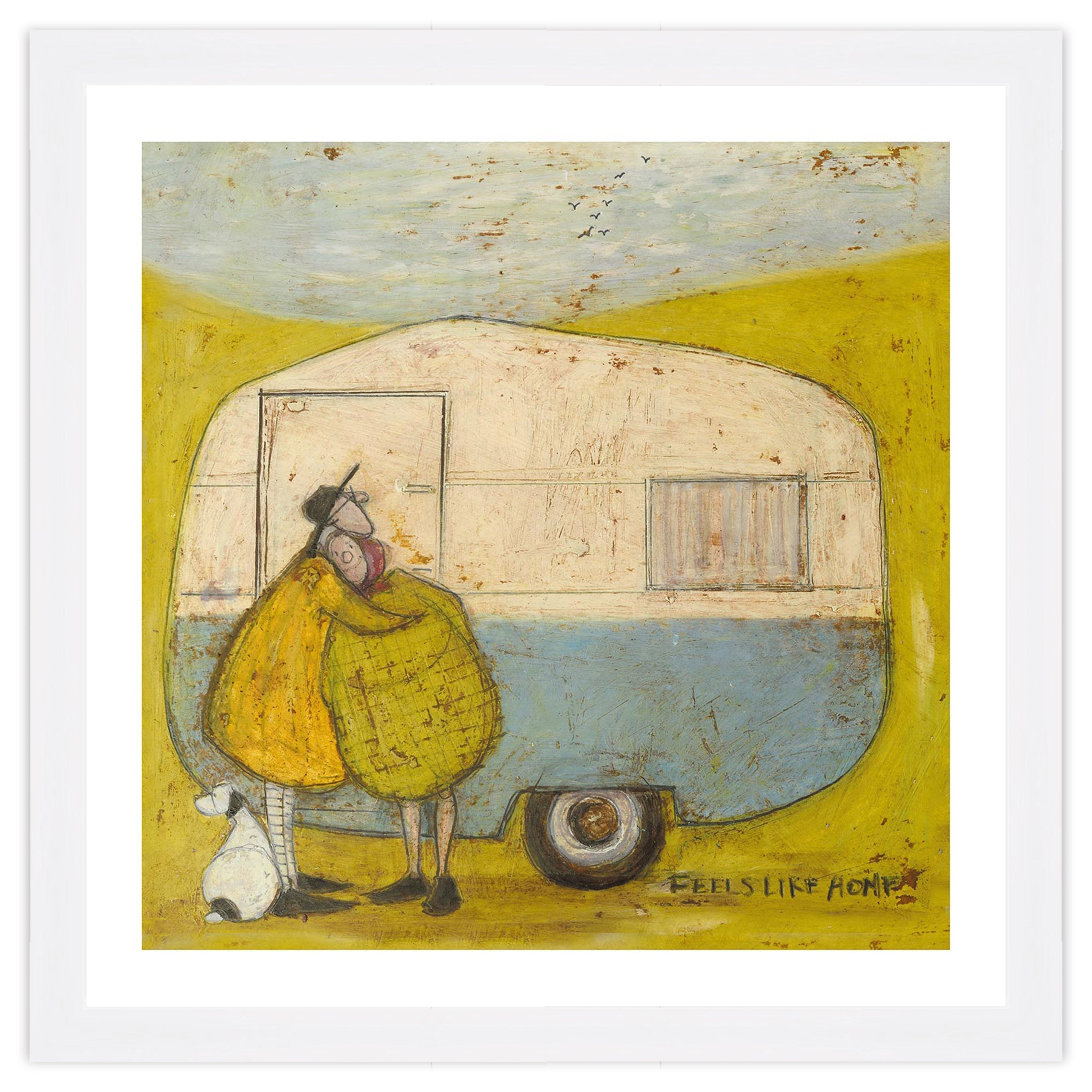 Feels Like Home II - 40 x 40cm / None / White 22mm