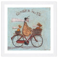 Ginger Nuts - 40 x 40cm / Standard Ivory / White 22mm