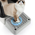 Light Gray Cat Litter Box Ramp Litter Box Step - 11.5"x8"x2"