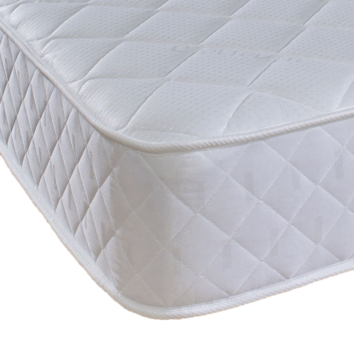 Diamond Cooltouch Plush Essential Foam Free Pinna-Coil Bonnell Innerspring  Mattress - White / Shorty (75cm by 175cm)