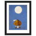 A Moon To Call Their Own - 30 x 40cm / Standard Ivory / Black 22mm
