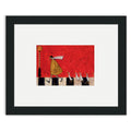 Crossing with Ducks - 24 x 30cm / None / Black 22mm