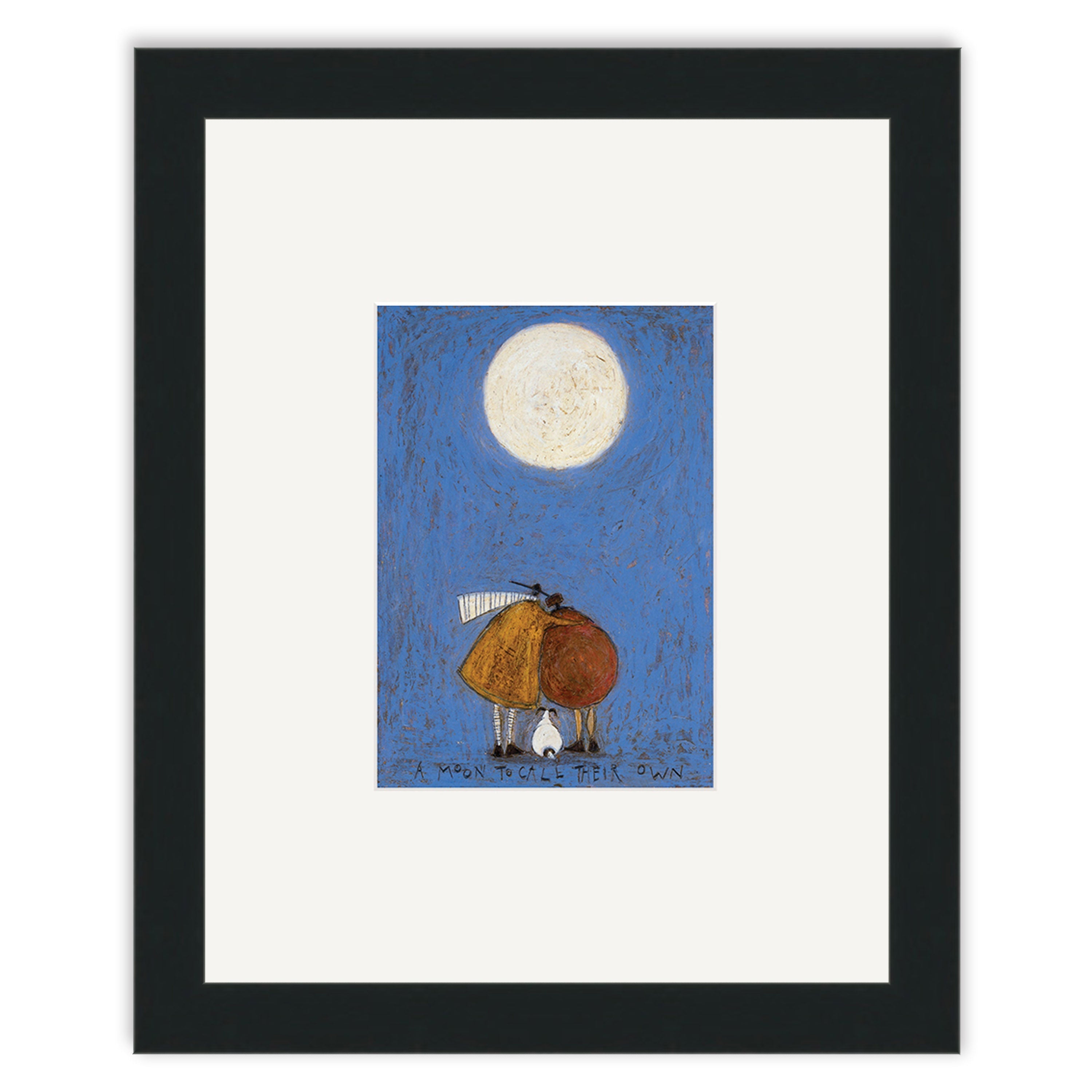 A Moon To Call Their Own - 24 x 30cm / None / Black 22mm