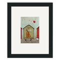 A Moody Balloon - 24 x 30cm / Standard Ivory / Black 22mm