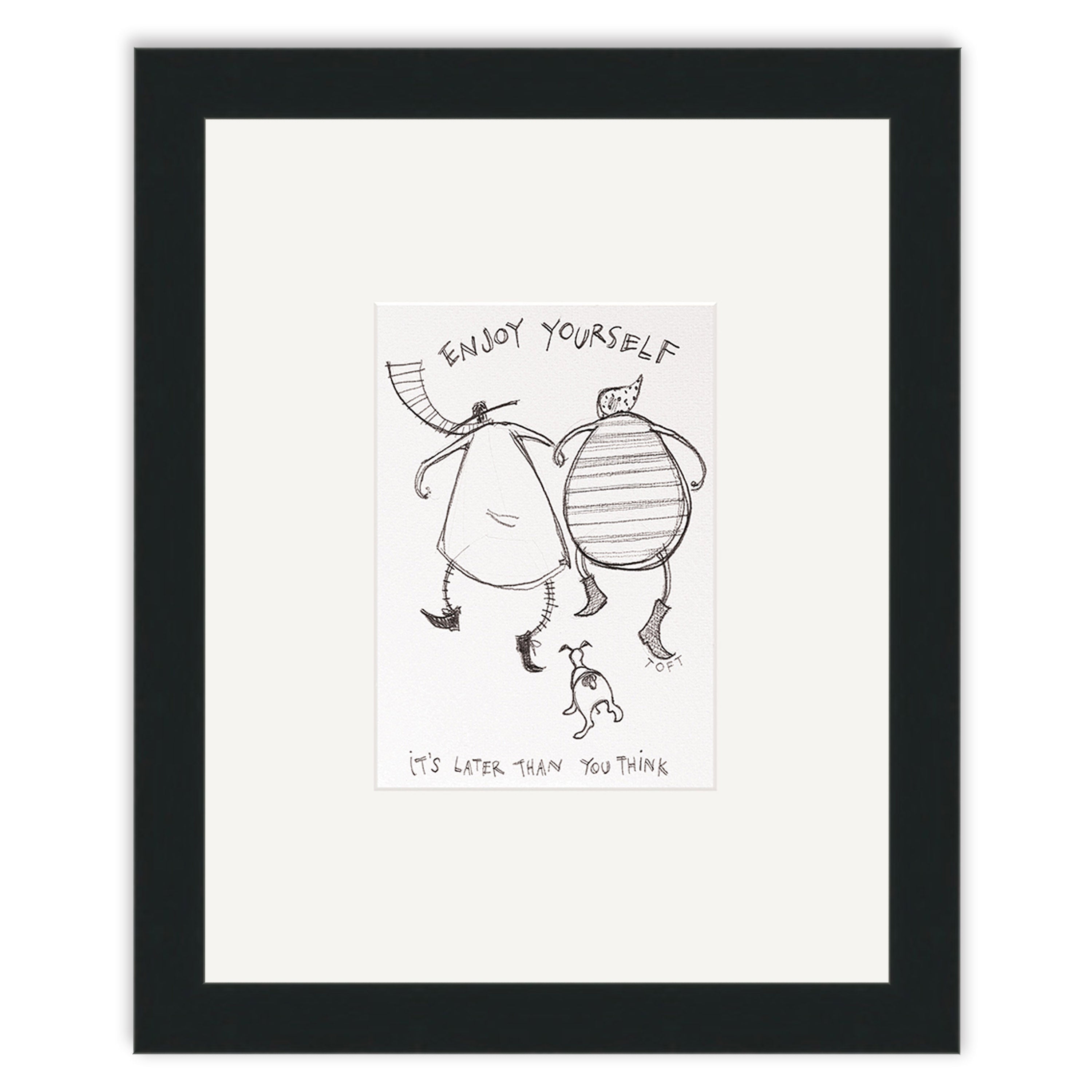 Enjoy Yourself - 24 x 30cm / None / Black 22mm