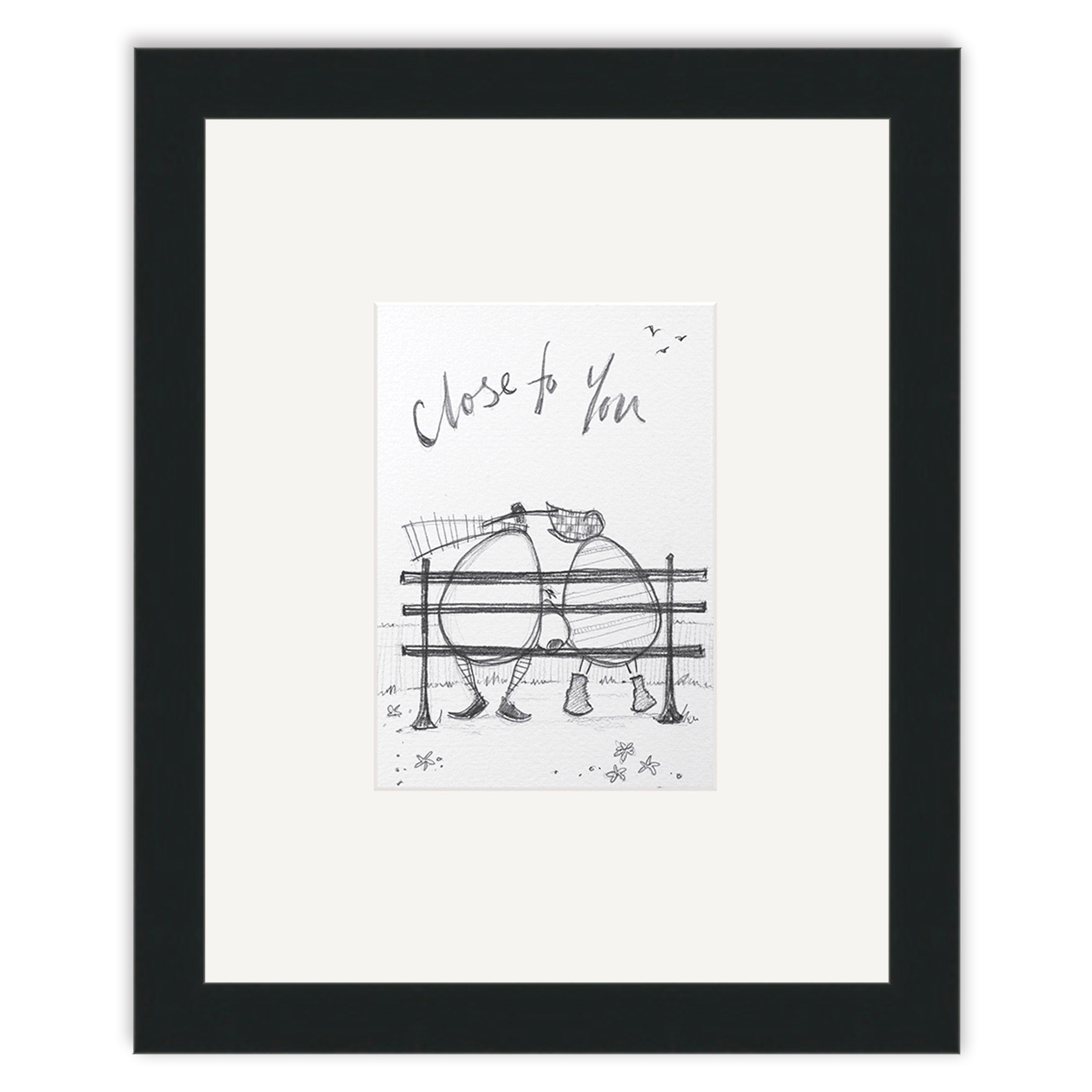 Close to You (Sketch) - 24 x 30cm / None / Black 22mm