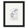A Midsummer Dip (Sketch) - 24 x 30cm / Standard Ivory / Black 22mm
