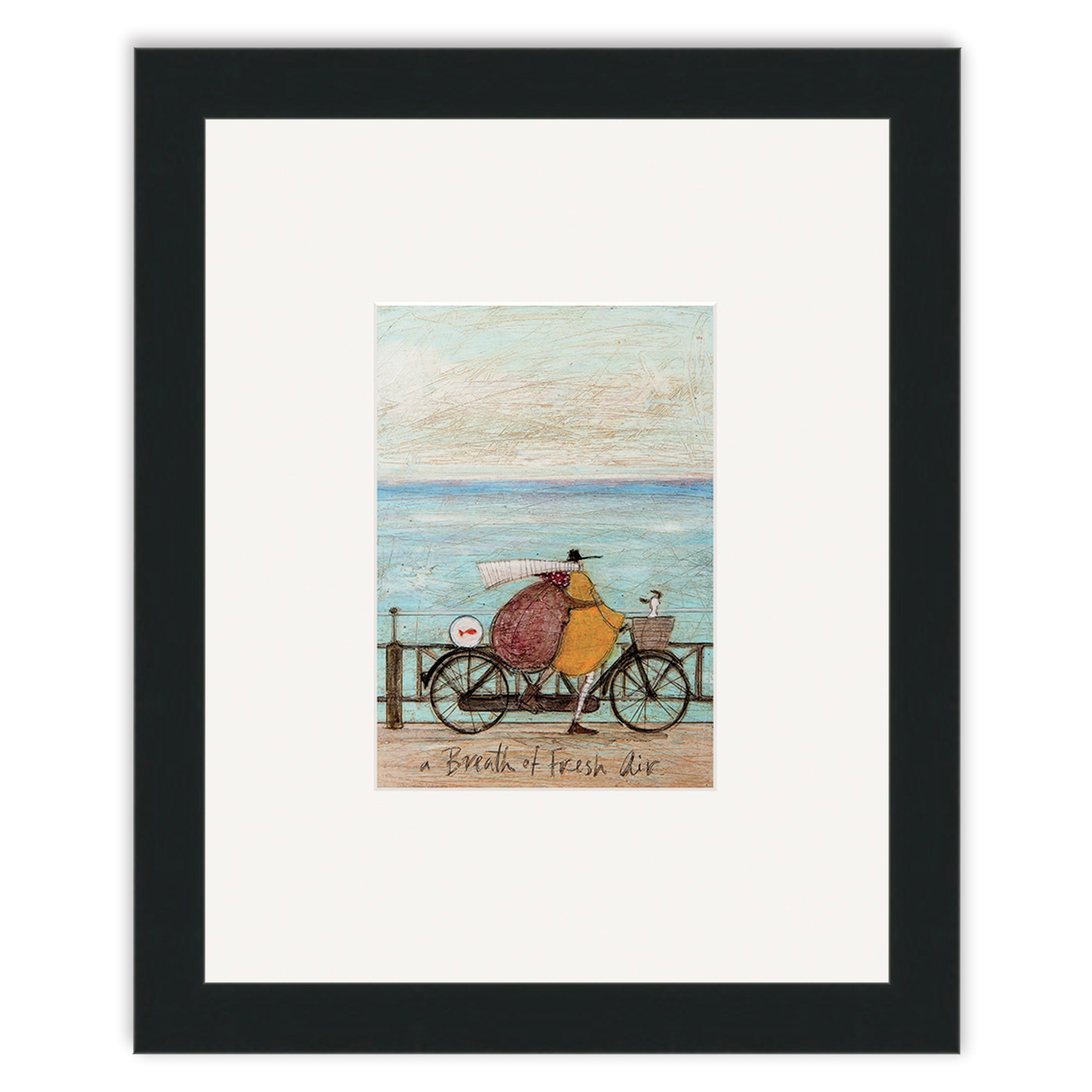 A Breath of Fresh Air - 24 x 30cm / Standard Ivory / Black 22mm