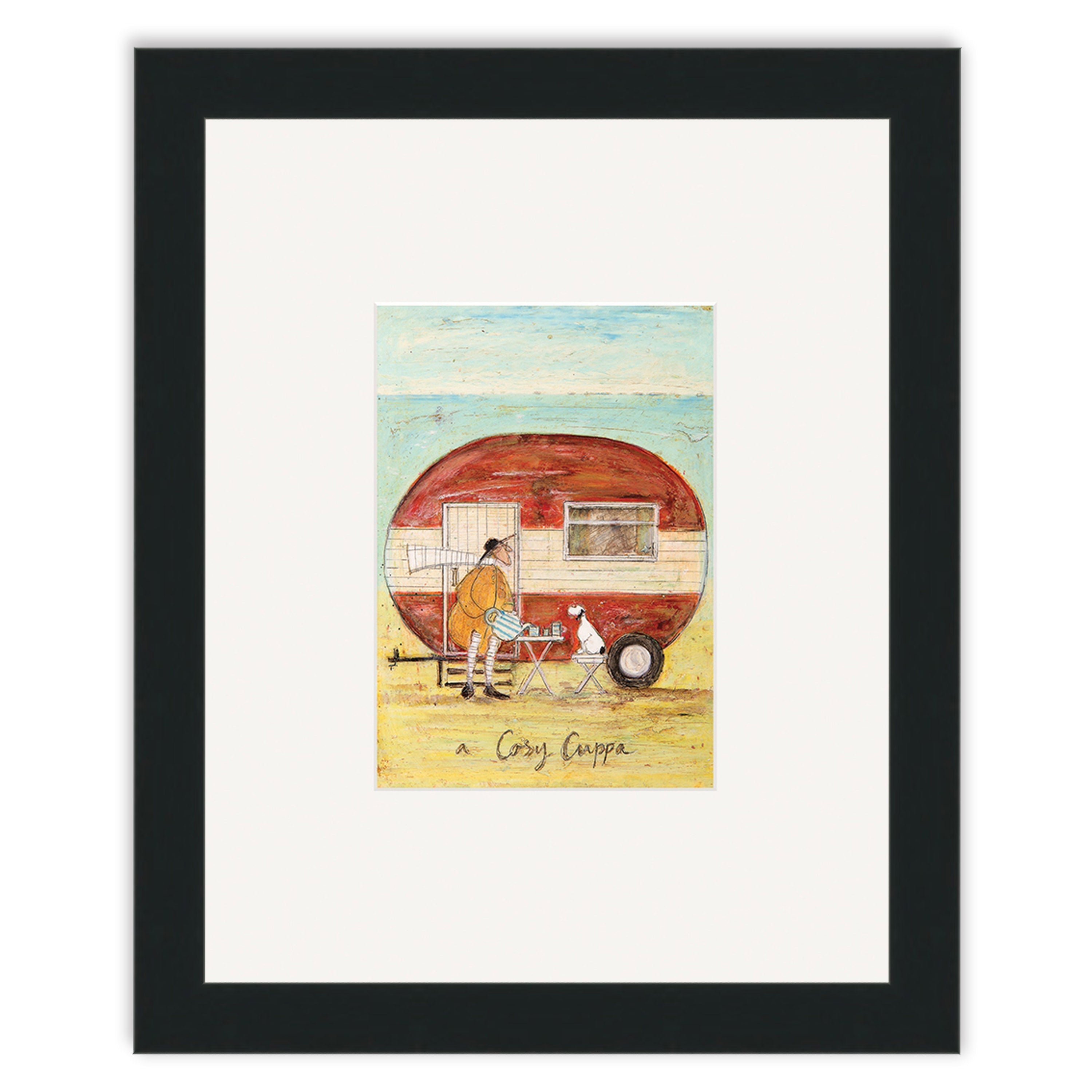 A Cosy Cuppa - 24 x 30cm / None / Black 22mm