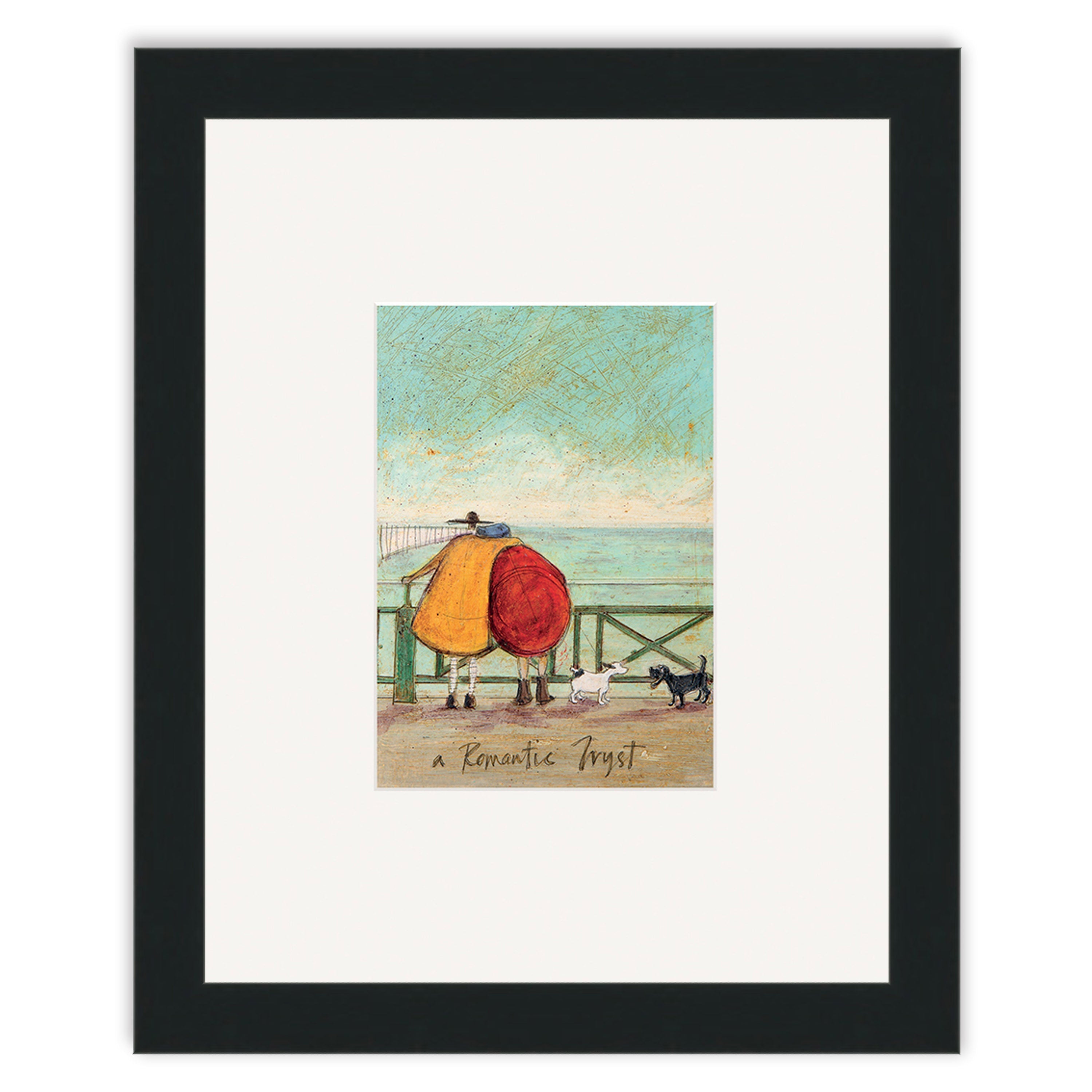 A Romantic Tryst - 24 x 30cm / None / Black 22mm