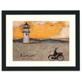 A Lovely Light, Nantucket - 30 x 40cm / Standard Ivory / Black 22mm