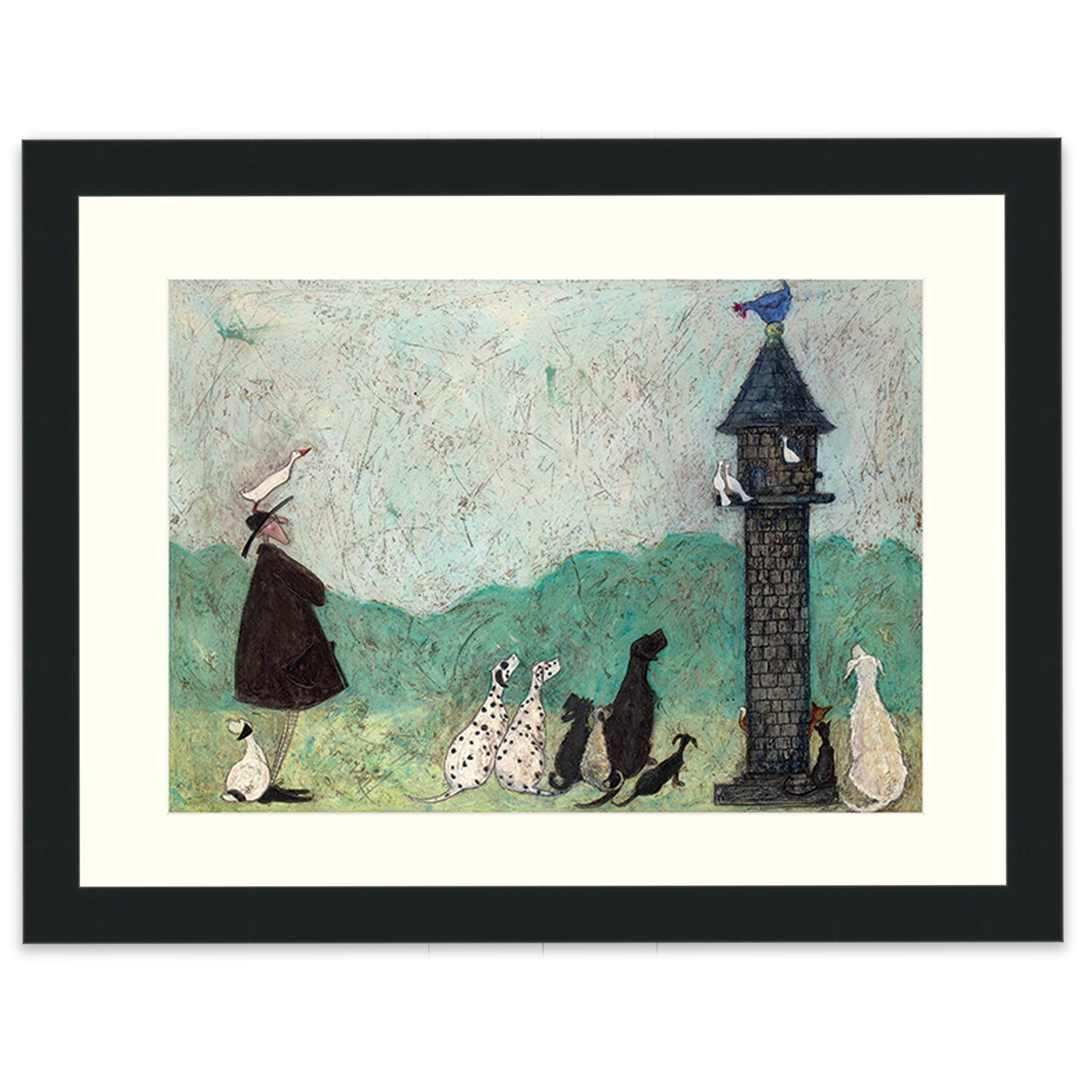 An Audience with Sweetheart - 30 x 40cm / Standard Ivory / Black 22mm
