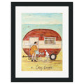 A Cosy Cuppa - 30 x 40cm / Standard Ivory / Black 22mm