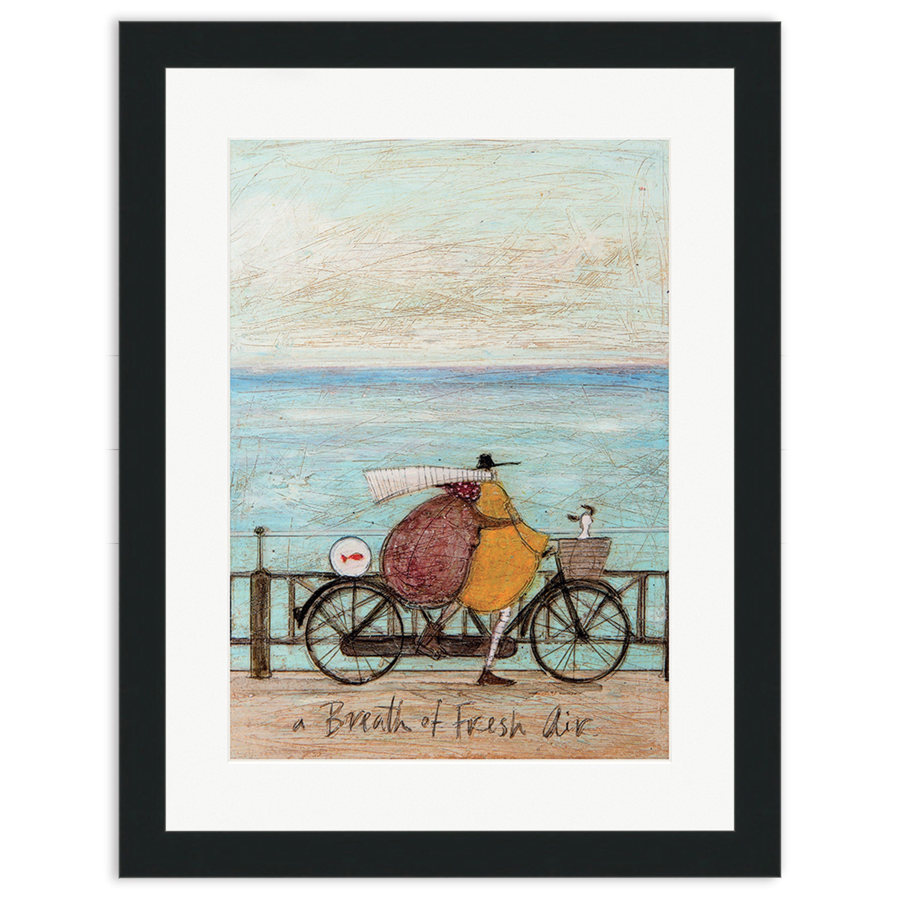 A Breath of Fresh Air - 30 x 40cm / Standard Ivory / Black 22mm