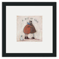 A Bit of Love - 30 x 30cm / Standard Ivory / Black 22mm