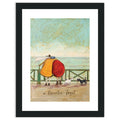 A Romantic Tryst - 30 x 40cm / None / Black 22mm
