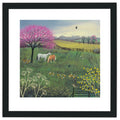 Under the Blossom Tree - 40 x 40cm / None / Black 22mm