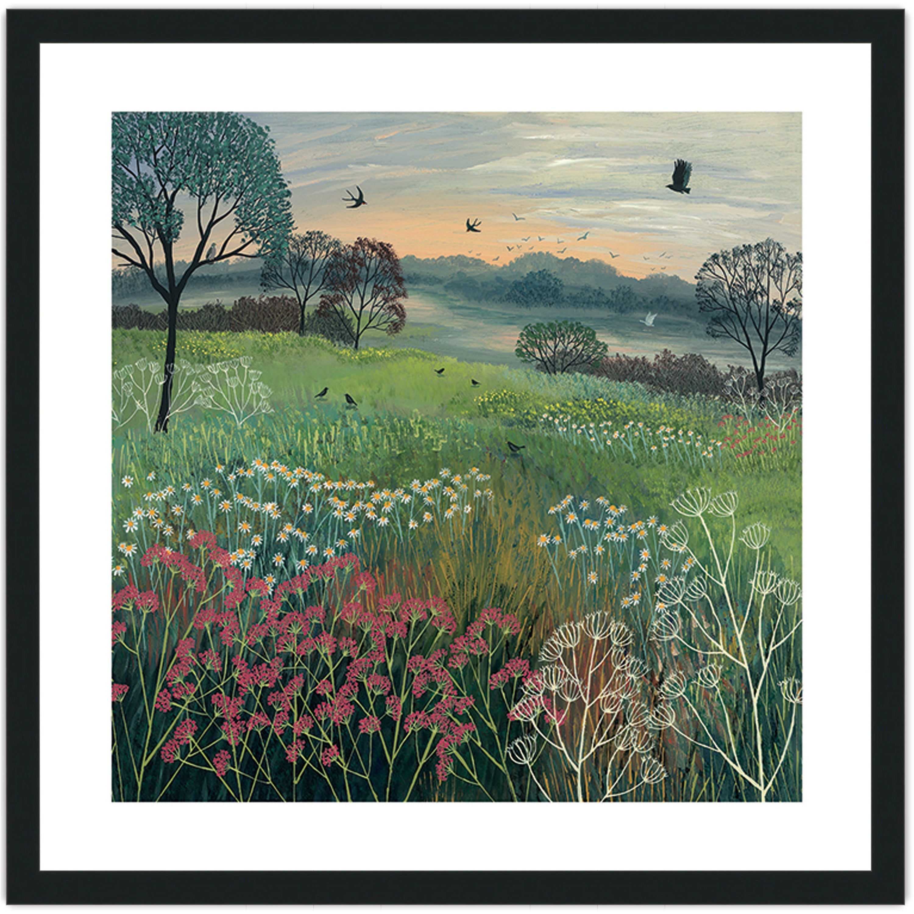 Summer's Eve - 60 x 60cm / None / Black 22mm