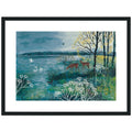 The Enchanted Lake - 60 x 80cm / None / Black 22mm