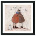 A Bit of Love - 40 x 40cm / None / Black 22mm