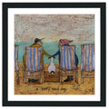 A Very Good Dog II - 40 x 40cm / Standard Ivory / Black 22mm