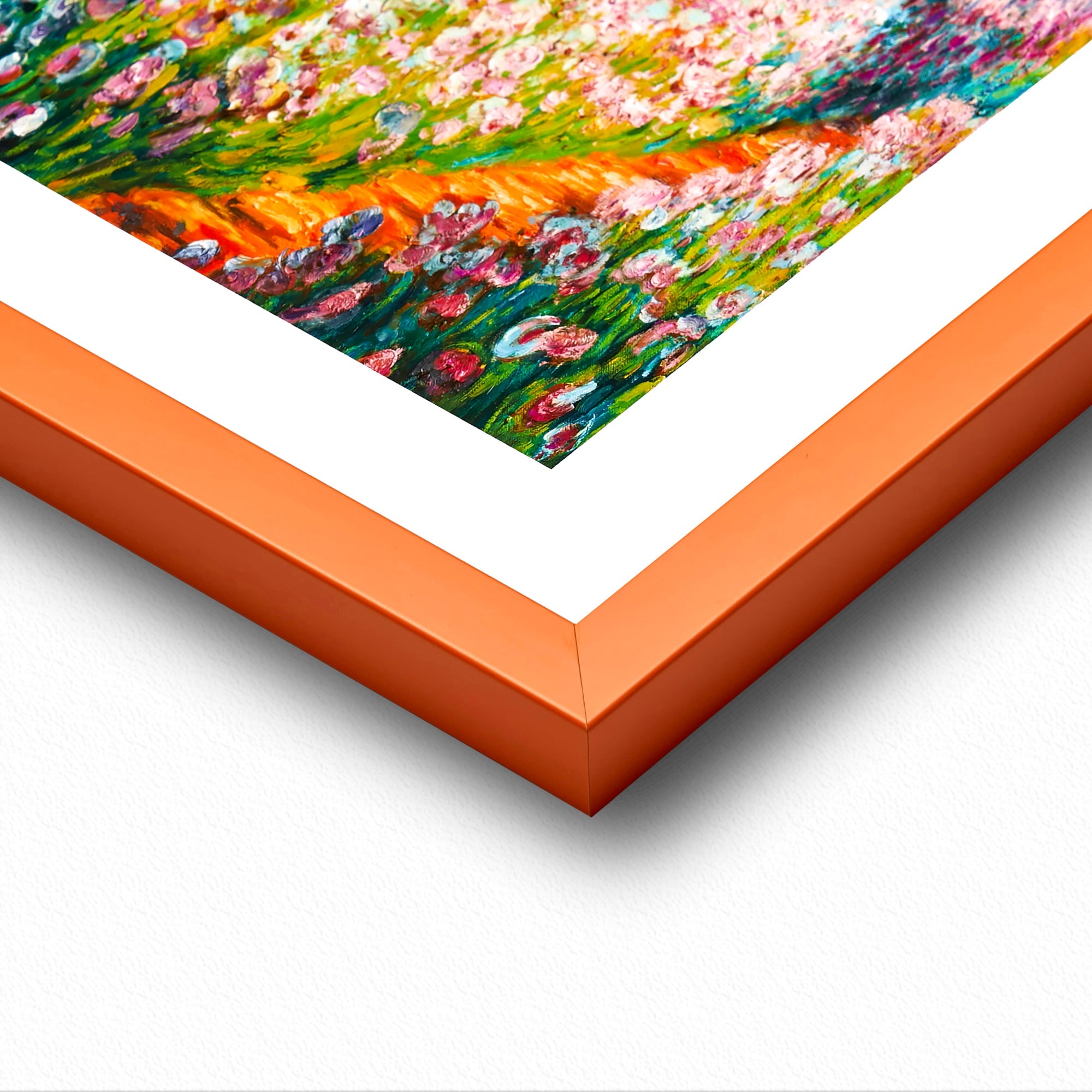 Premium Frames - Orange / 20x20 inch