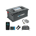 【UL】Vatrer 48V 105Ah Lithium Golf - 1 Pack Lithium Battery+1*56.8V 20A Charger+1*48V TO 12V Converter+1*LCD Screen+1*Fixed Strap+Others / 2 PACK
