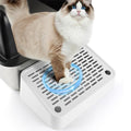 White Cat Litter Box Ramp Litter Box Step - 11.5"x8"x2"
