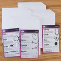 Set of 3 A5 Stamp Sets With 100 Sheets of A4 Card