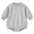 MamaRaya Personalized Baby Romper - 6-12m / Grey