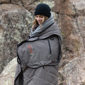 Casual Outdoor Battery Heated Blanket - Dark Gray / 3-5 days delivery