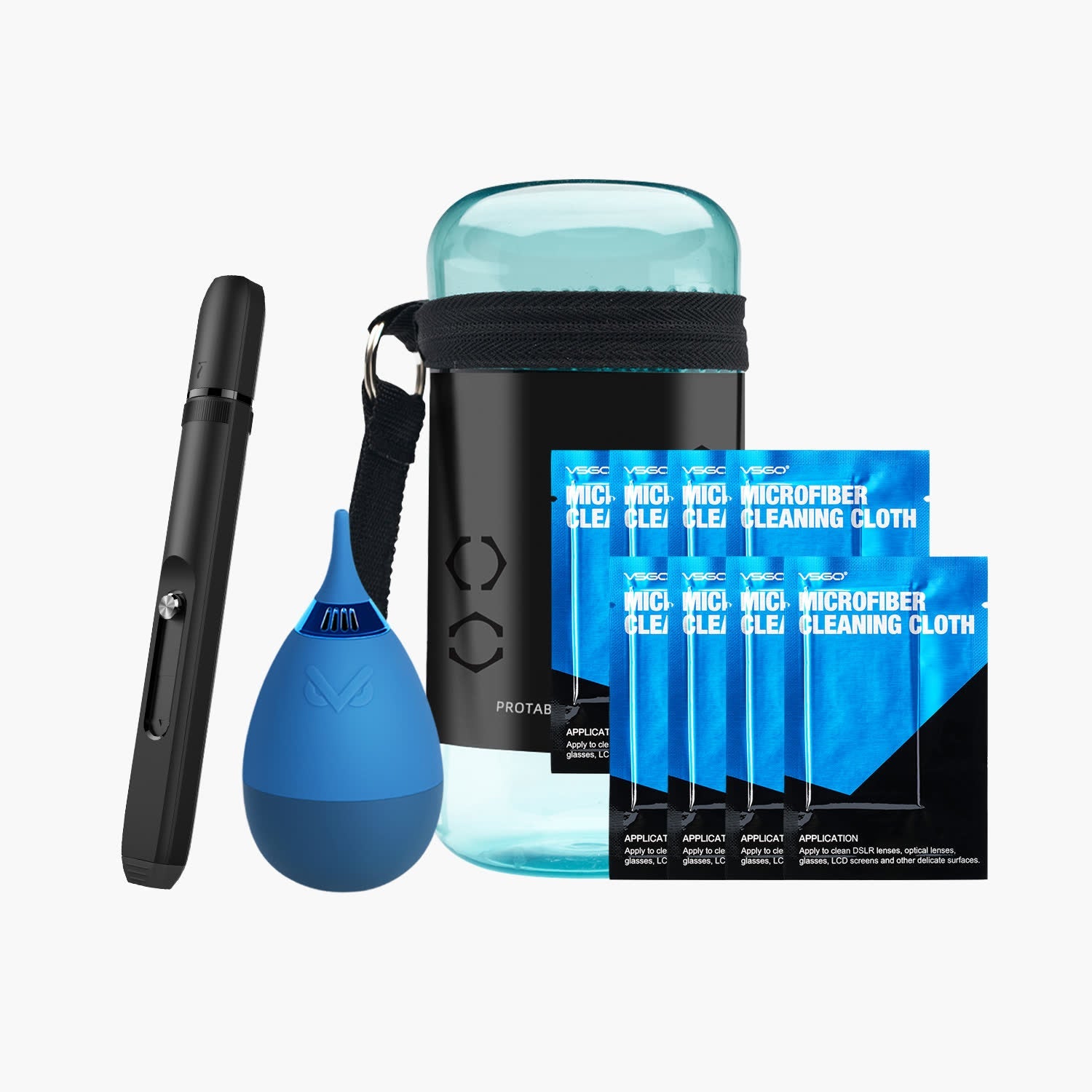 11-in-1 Camera Lens Cleaning Kit VS-A8E - 12-in-1 Cleaning Kit(Dust-Free Gloves +$9.9) / Medium-frame Sensor Cleaning Kit (13pcs)