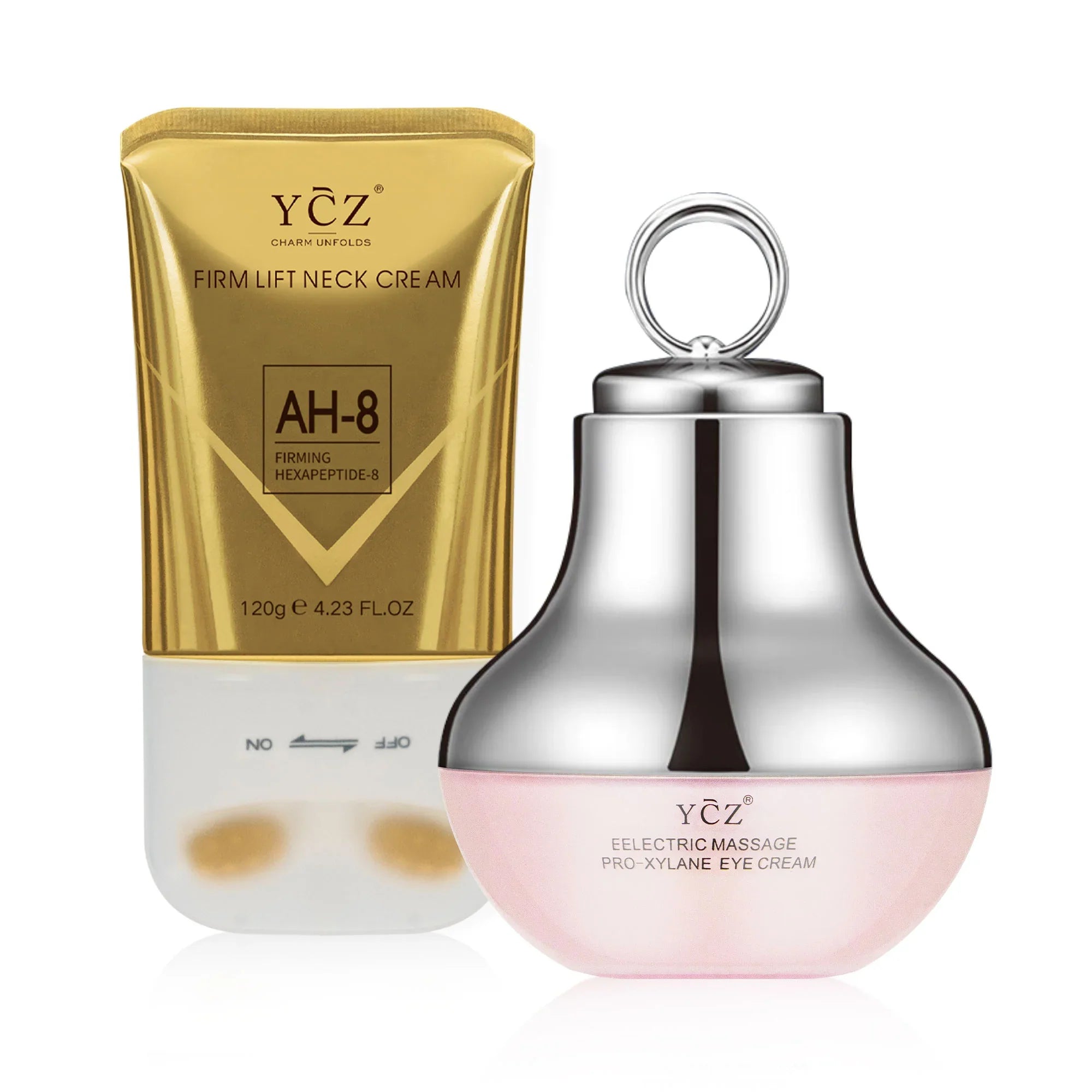 YCZ Neck & Eye Care Set - 4.23 FL.Oz + 1.76 oz / 120g + 50 g