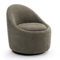 COLAMY Chenille Fabric 360° Swivel Accent Chair Model.W188 - Green