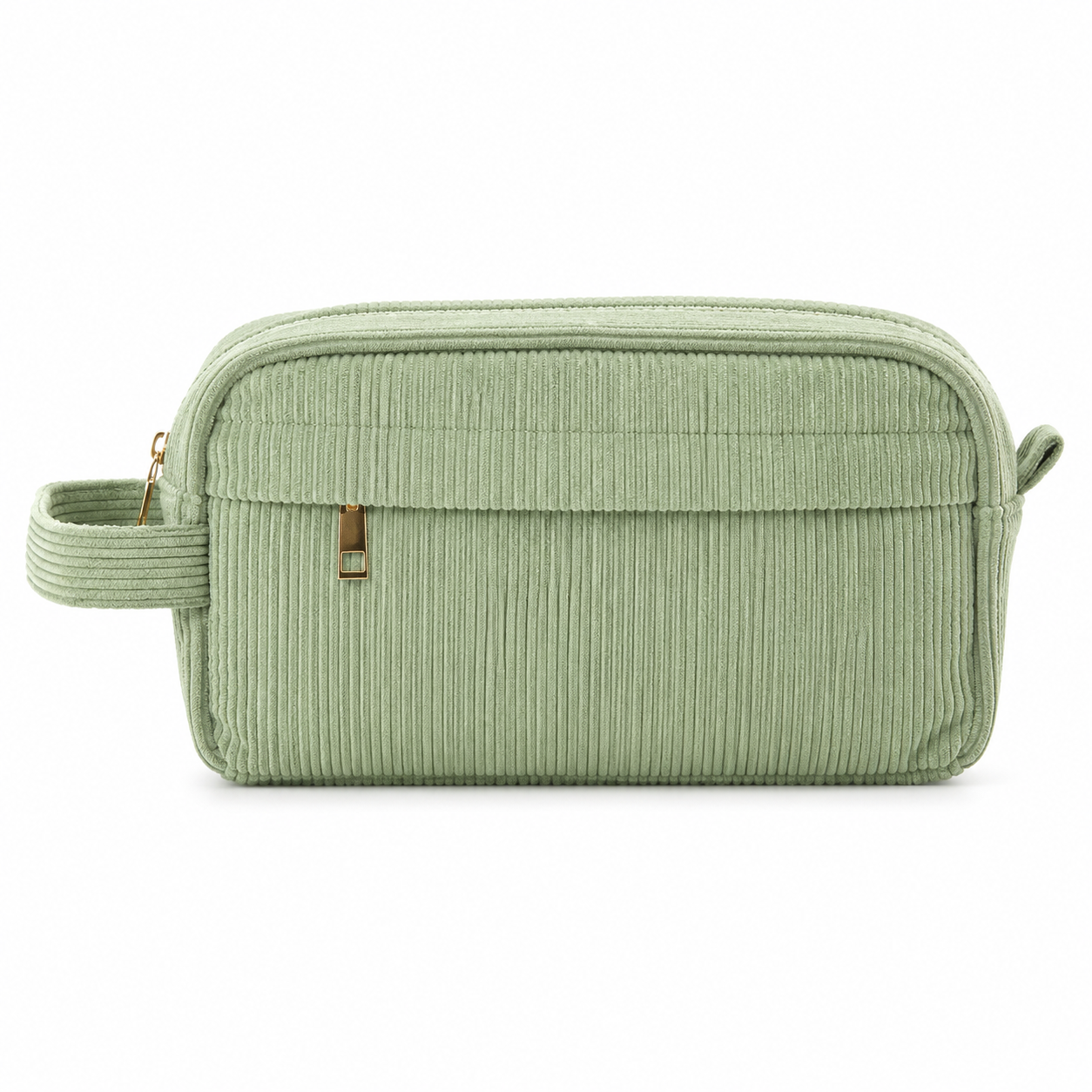 MamaRaya Personalized Corduroy Pencil Case - Green
