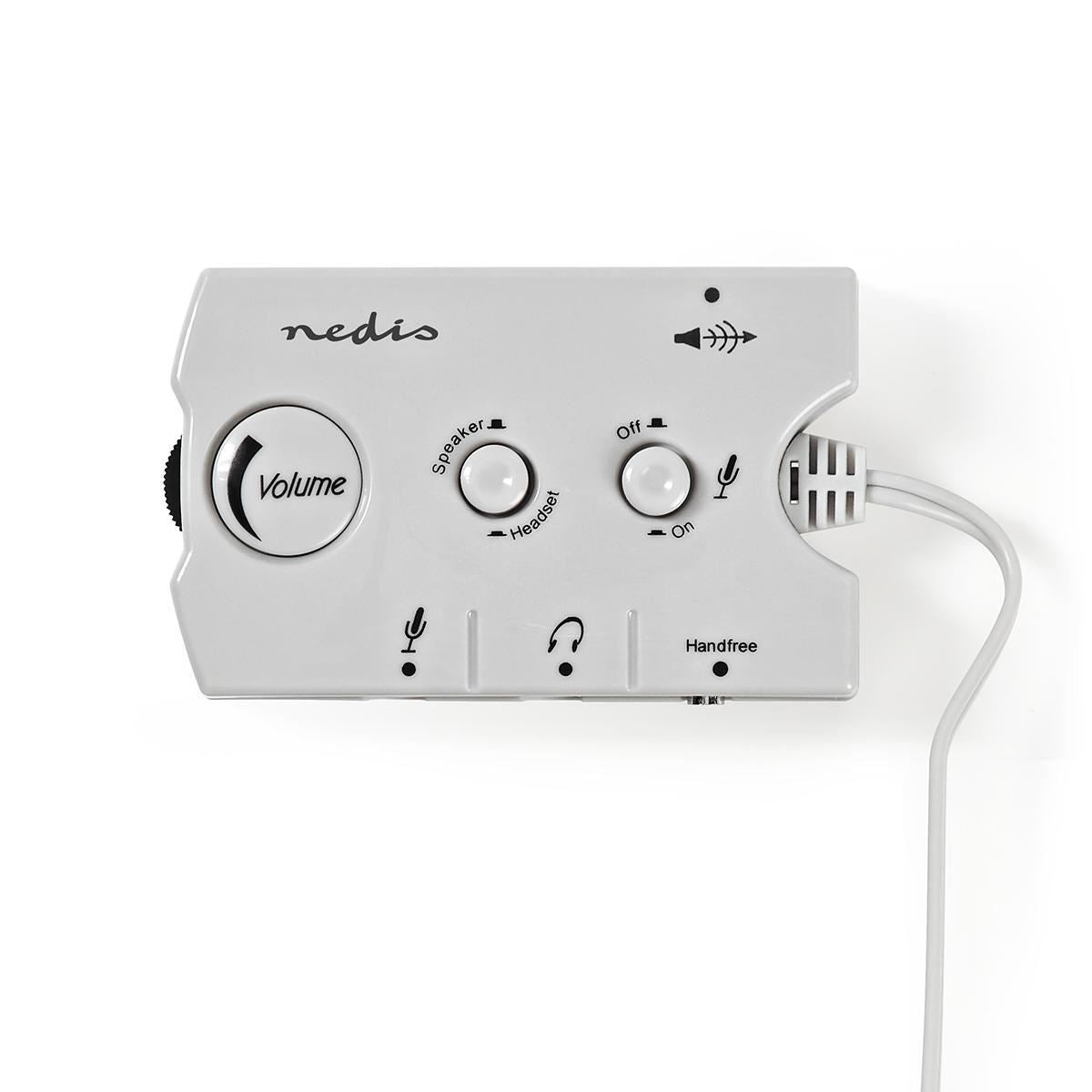 Nedis Audio Switch | Connection input: 2x 3.5 mm Male | Connection output: 3x 3.5 mm Female + 2.5 mm Female | Function control: Manual | Number of