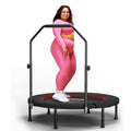 40" Quiet Bungee Rebounder for Adults, Foldable w/ Adj. U-Bar (350lbs)