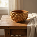Pineapple Teak Wood Bowl