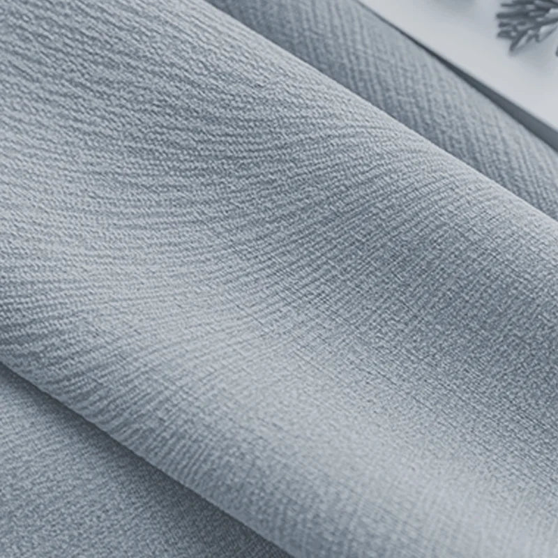Blue Gray｜Chenille curtain fabric sample｜150-13