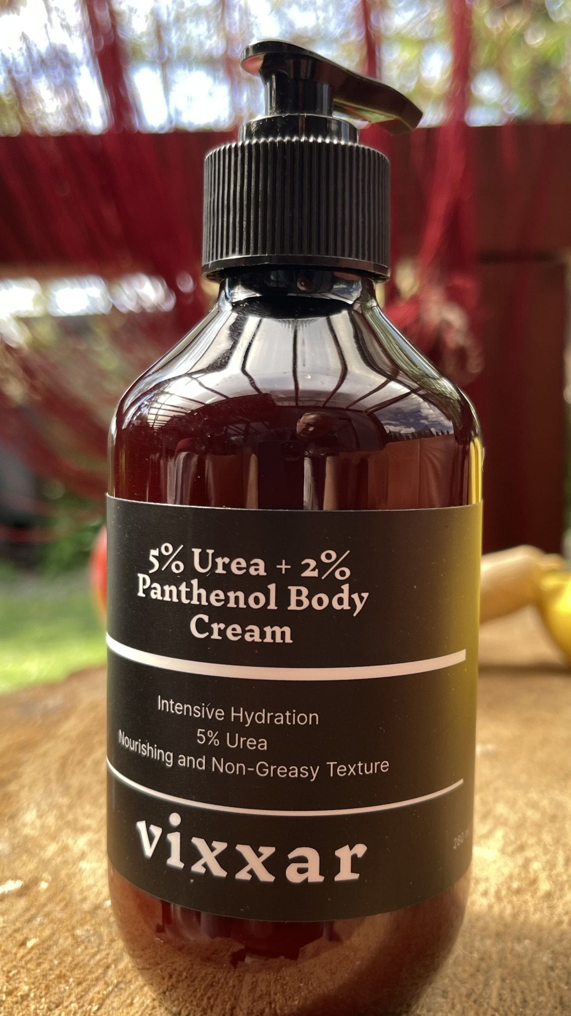 5% Urea + 2% Panthenol Body Cream 280ml – Intensive Hydration for Dry Skin | Vixxar