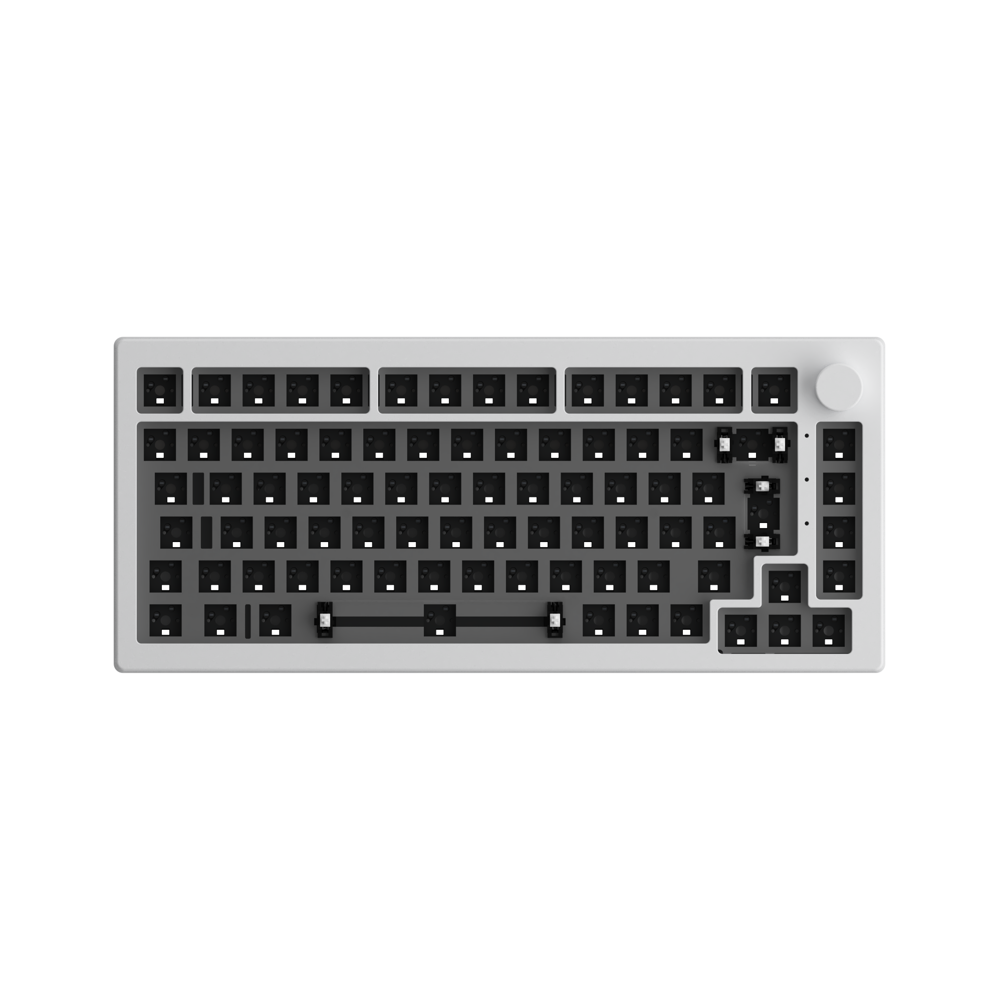 5075 VIA DIY Kit - 5075S(Wired) / Moonlight White- ISO / Default(CN) Warehouse