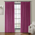 Velmor Velvet Drapes Pleated - Purple MJ11-51