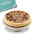 Andy Anand Caramel Pecan Cheesecake, 9-Inch, 2.8 lb – Freshly Baked, Real California Cream Cheese, No Preservatives, Birthday & Holiday Gift