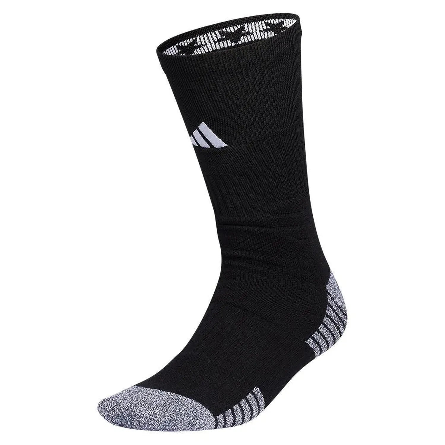 5-Star Team 2.0 Crew Socks Black and White - L
