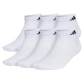 Men's Superlite 3.0 6 Pack Low Cut Tennis Socks White and Black - XL
